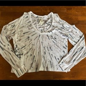 PINK cold shoulder top NWT